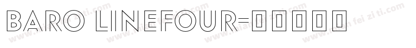 baro linefour字体转换
